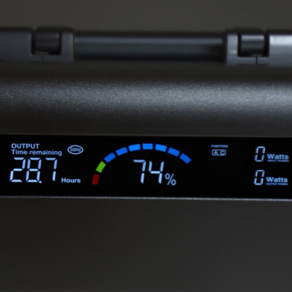 Portable Power Station with Solar Panel, Sine Wave 300W Outdoor Backup Battery Supply, 100‑240V, US Plug